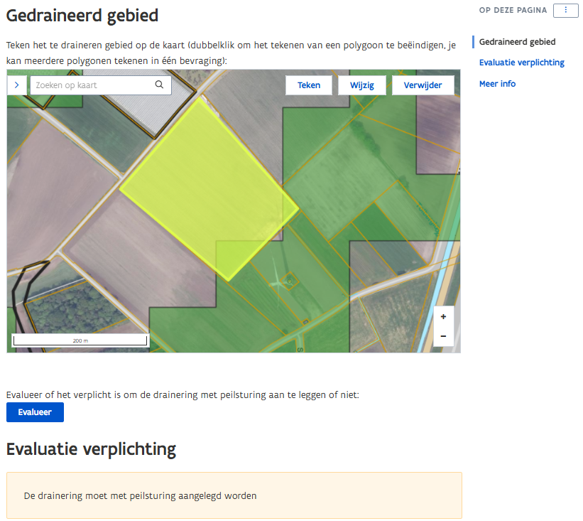 loket VLAREL Rubriek 53.3 - peilgestuurde drainering