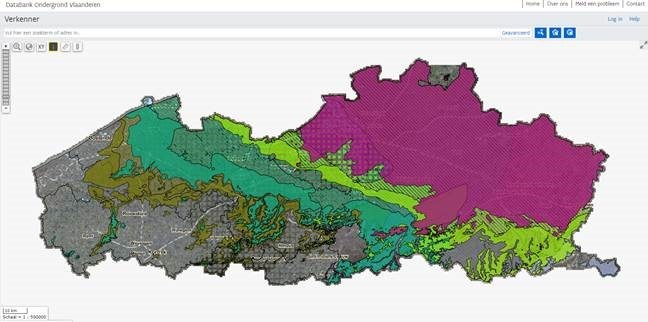Heffingsgebieden in DOV-verkenner