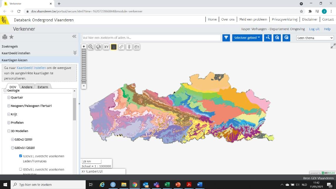 Beeld uit de Verkenner G3Dv3.1
