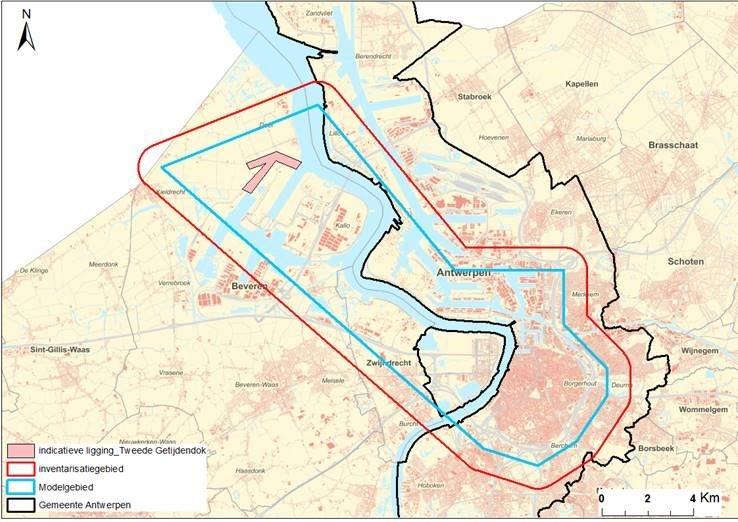 Ondiep geologisch 3D lagen- en voxelmodel Antwerpen